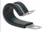1/2" Stainless Rubber Cushioned Clamp 10pk