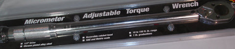 150ft-lb Micrometer Adjustable Torque Wrench
