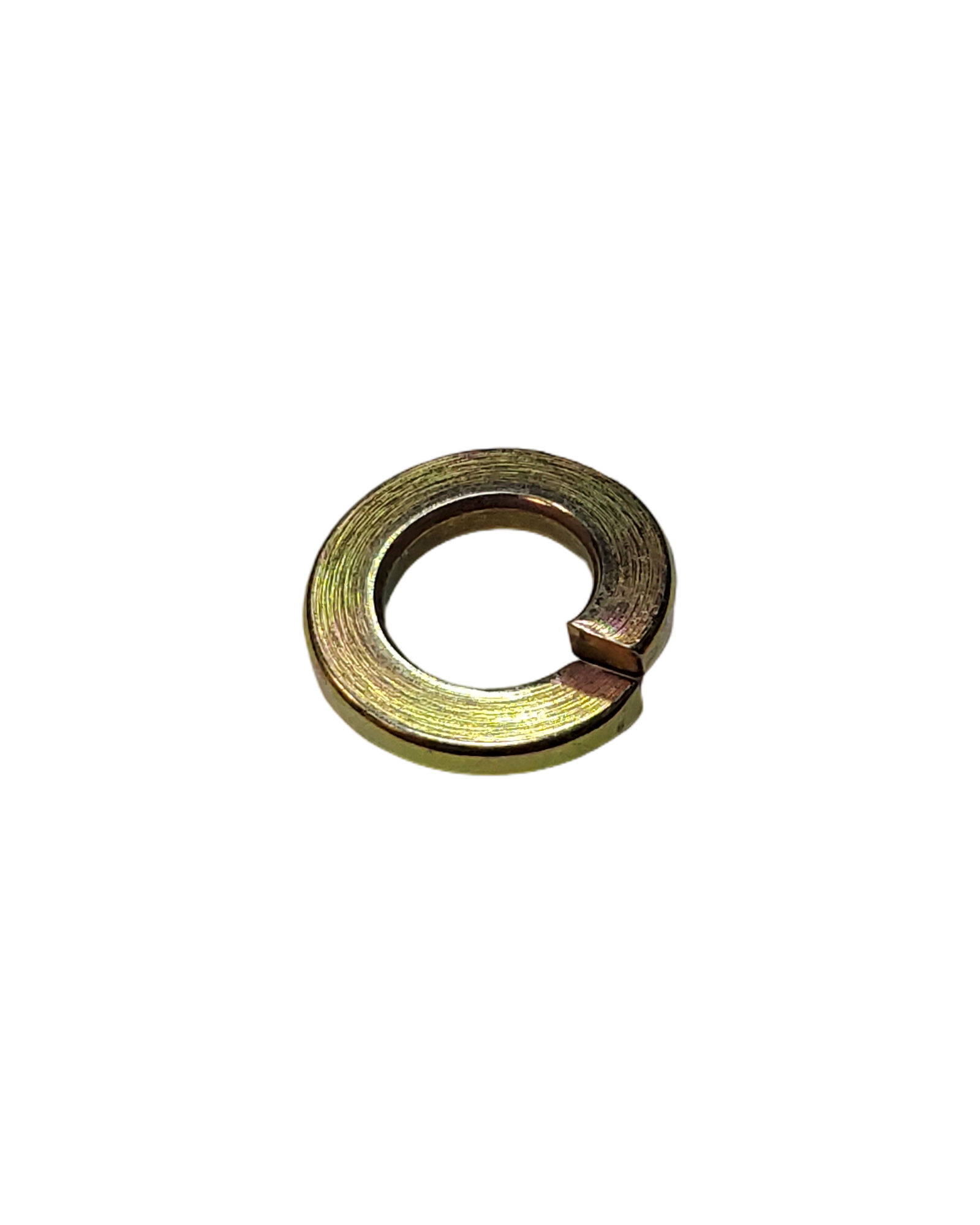 5/16" Regular Split Lock Washer Yellow Zinc Plated