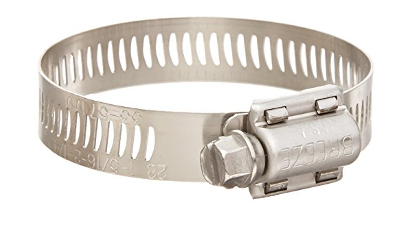 66000 Power Seal Clamp, SS Band, 316 SS Marine Grade 10 (9/16 - 1 1/16)
