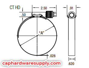 Constant Torque Hose Clamps Heavy Duty 600 (5 1/4 - 6 1/8)