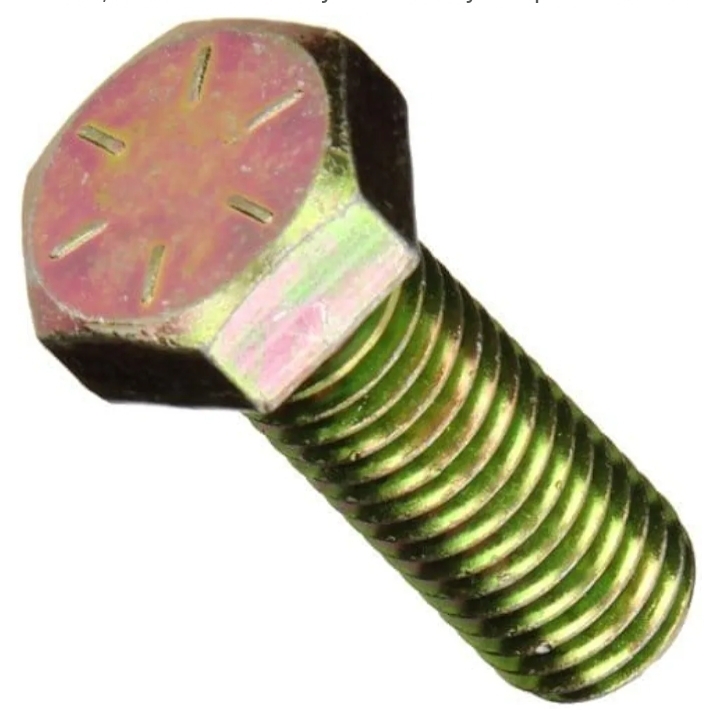 1"-8 x 1 1/2" Hex Cap Screw, Grade 8, Zinc Yellow