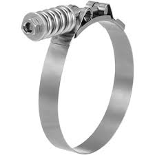 SMALL SPRING 3/4" ZINC BOLT 5.5" - 5.81" : BULK 100/CS BREEZE HOSE CLAMP USA