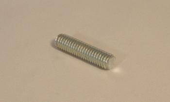 3/8-16 x 1-1/2" long Threaded Stud Zinc 10pk