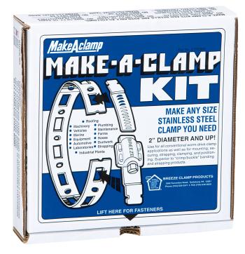 Breeze 4001 Make-A-Clamp Kit(100ft w/ 25 fasteners)