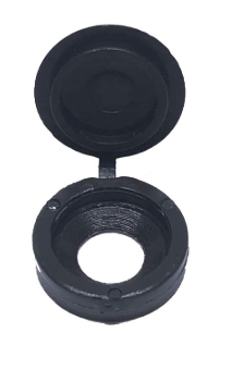 Screw Cap Cover M6 1/4 Black