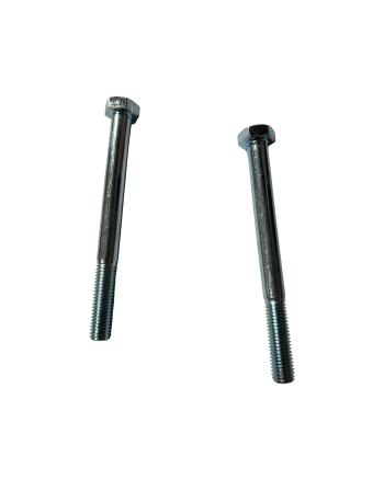 M12-1.75 x 130mm PT DIN 931 Hex Cap Screws 8.8 Coarse Med Carbon Zinc Cr+3