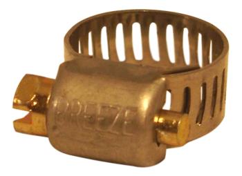 Bulk(500 pk) Mini USA Hose Clamps, 04 Mini, SS w/ Plated Screw