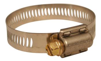 Power Seal USA Hose Clamps, Size 32, SS w/ Plated Screw