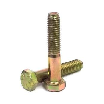 3/4"-16 x 3 1/2" Hex Cap Screw, Grade 8, Zinc Yellow