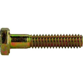 7/8"-14 x 10" Hex Cap Screw, Grade 8, Zinc Yellow