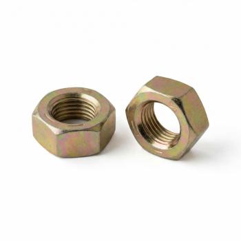 1/2"-13 Hex Nut Grade 8, Yellow Zinc