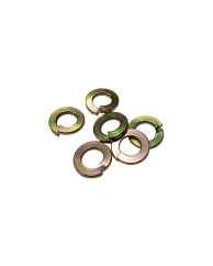 5/16" Regular Split Lock Washer Yellow Zinc Plated
