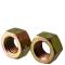 Grade 8 Hex Nuts Yellow Zinc - Coarse 1"-8 (10pk)