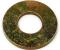 1 1/2" SAE Flat Washer, Through-Hardened Steel, Zinc Yellow