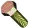1"-8 x 1 1/2" Hex Cap Screw, Grade 8, Zinc Yellow