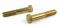 9/16"-12 x 4" Hex Cap Screw, Grade 8, Zinc Yellow