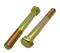 1"-14 x 8" Hex Cap Screw, Grade 8, Zinc Yellow