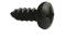 #14 x 3/4 Sheet Metal Screw Philips Pan Black