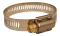 Power Seal USA Hose Clamps, Size 6, SS w/ Plated Screw