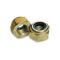 1"-14 Nylon Insert Locknut, Grade 8, Zinc Yellow